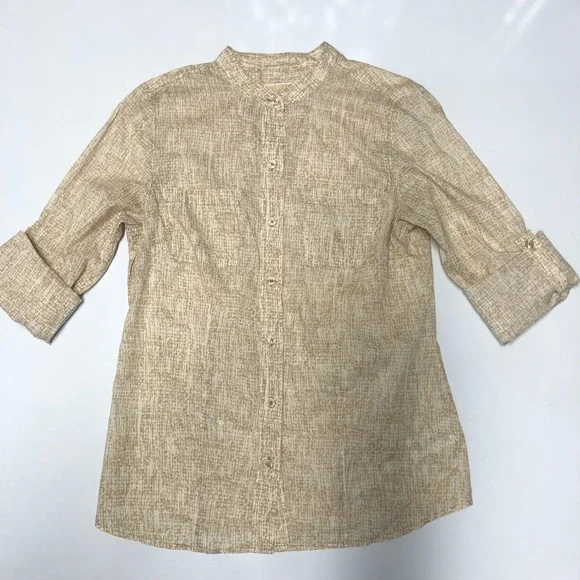 Michael kors long sleeve shirt blouse size 8 - Picture 3 of 8